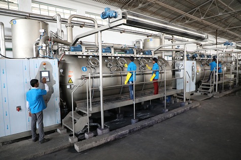 Fabric dyeing and processing